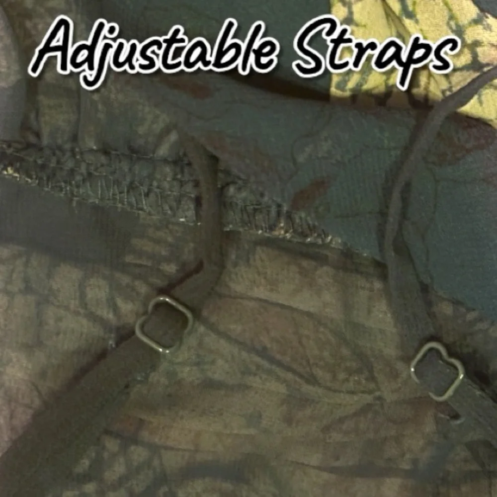 GUC Staring at Stars Strappy Flowy Mini Dress. Size 4 - Picture 5 of 11